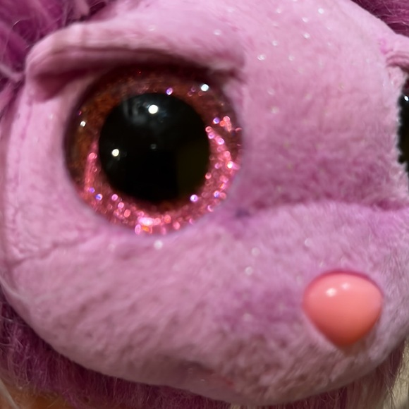 Ty Frizzys Zwippy 9” Plush Stuffed Monster Toy Sparkle Big Eyes - Picture 11 of 16